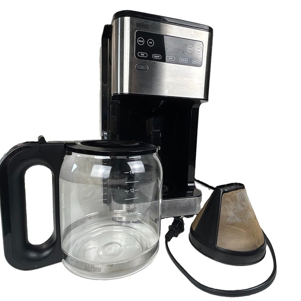 Braun PureFlavor KF5650BK 14-Cup Programmable Coffee Maker Carafe Tested